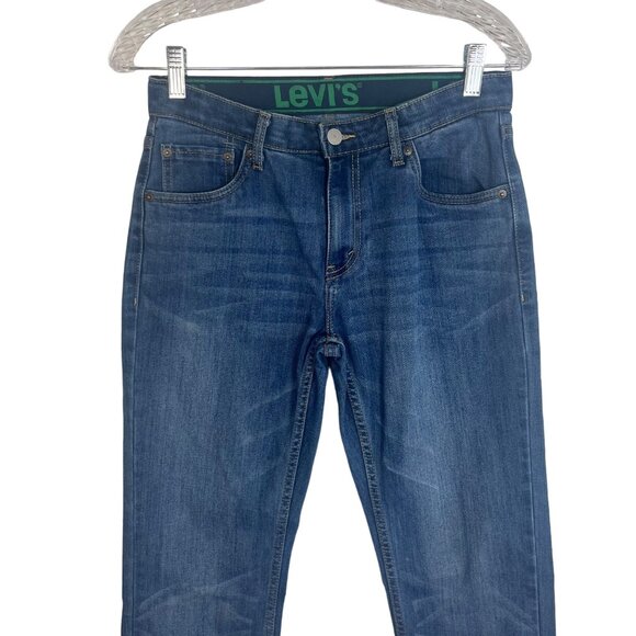 Levis 511 Jeans Kids Adjustable Waist Boys Size 16 Reg Medium Wash - Picture 3 of 9